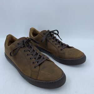 Thursday Mens 12 Everyday Sneakers Brown Lace Up Casual Low Top Suede Leather